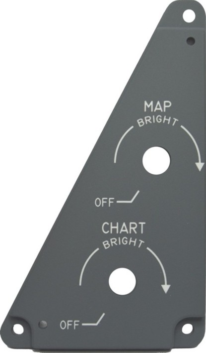 MAP-CHART lighting (captain's side)
